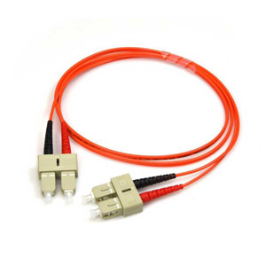 iFiber Optix Indoor Riser Fiber Cable Assemblies 1 m SC - SC Duplex MM - OM1 2 Fiber Orange