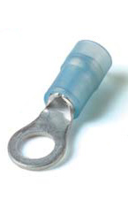 ABB Thomas & Betts KN Series Insulated Ring Terminals 16 - 14 AWG #8 Blue