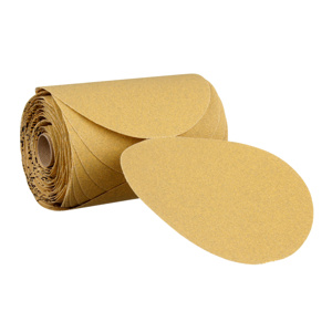 3M Abrasive Disc Rolls Gold 6 in 80 Aluminum Oxide Stikit™ 236U PSA