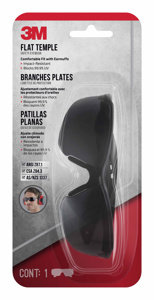 3M Flat Temple <em class="search-results-highlight">Safety Glasses</em> Anti-scratch Clear Black/Gray