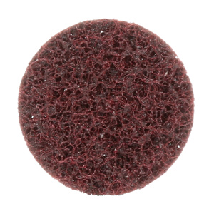 3M Surface Conditioning Discs Maroon 1-1/2 in Medium Aluminum Oxide Roloc™ SC Plastic Button