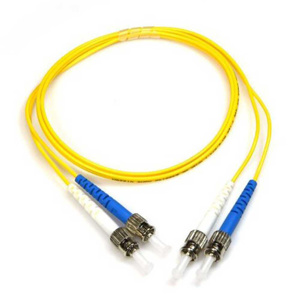 iFiber Optix Indoor Riser Fiber Cable Assemblies 10 m ST - ST Duplex SM - OS2 2 Fiber Yellow