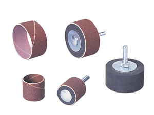 3M Sanding Drums Brown 1/2 in Rubber Standard Abrasives™ Center Hole 1/4 in