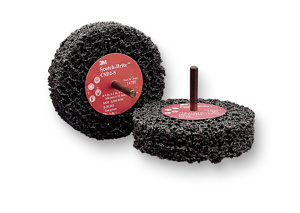 3M Clean and Strip Discs Black 4 in Extra Coarse Silicone Carbide Scotch-Brite™ Hook and Loop
