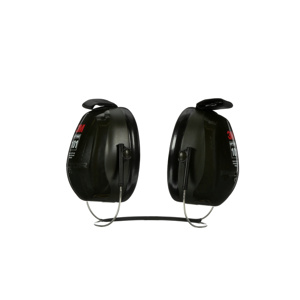 3M Peltor™ Optime™ Behind-the-Head Earmuffs 26 dB NRR ABS Black