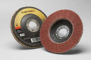 3M Flap Discs Maroon 4-1/2 in 80 Ceramic Cubitron™ II 967A Center Hole 7/8 in