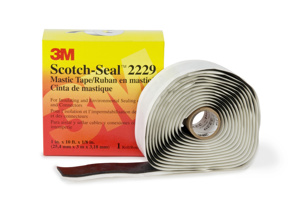 3M 2229 Series Rubber Sealing Tape 3-3/4 x 3-3/4 in 125.0 mil Black