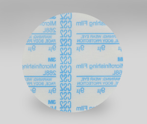 3M Microfinishing Film Discs Blue 5 in Aluminum Oxide Hookit™ 268L Hook and Loop