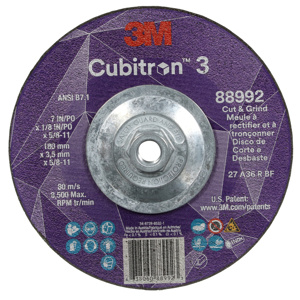 3M Cubitron™ III Cut-off / Grinding Wheels T27