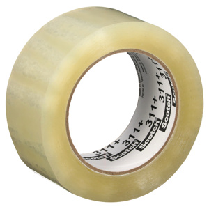 3M 311+ Series High Tack Box Sealing Tape Transparent