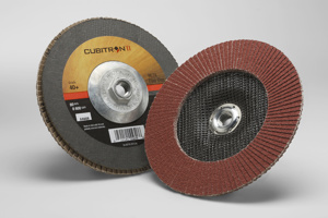 3M Flap Discs Maroon 7 in 40 Ceramic Cubitron™ II 967A Center Hole 5/8 in