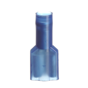 3M Female Insulated Disconnects 16 - 14 AWG Butted Barrel Blue Nylon