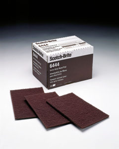 3M Scotch-Brite™ 6444 Extra Duty Abrasive Hand Pads Fine