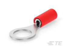 TE Connectivity Insulated Ring Terminals 22 - 16 AWG 5/16 in Red