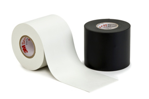 3M 77 Series Fire-retardant / Arc Proofing Electrical Tape 3 in x 20 ft 30 mil Black