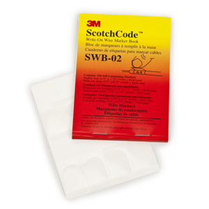 3M ScotchCode™ Wire Marker Books Plastic