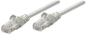 Intellinet Network Solutions Cat6 Riser Patch Cords Unshielded RJ45, Booted 25 ft 26/4PR Gray