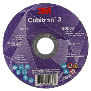 3M Cubitron™ III Type 1 Cut-off Wheels 4.50 in