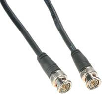 Riser RG58 Coaxial Cable Assemblies 3 ft Black BNC (Male)/BNC (Male)