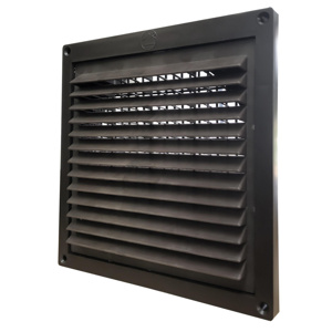 Builder's Best PFL Mini Louver Eave Vents Brown 3 in
