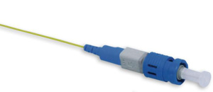 AFL FUSEConnect® Fusion-spliced Fiber Connectors LC/UPC Singlemode - OS1 900 um Blue