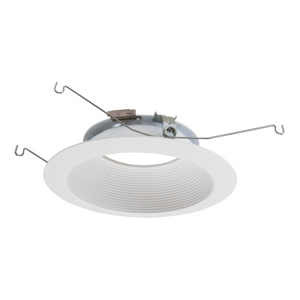 Cooper Lighting Solutions 693 Series 6 in Trims White Semi-specular Stepped Baffle White