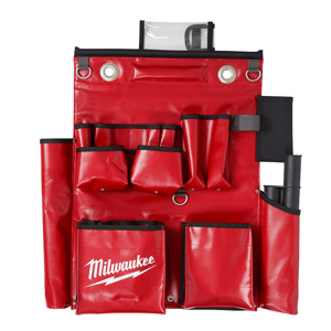 Milwaukee Lineworkers Compact Aerial Tool Aprons Red Vinyl