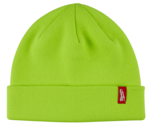 Milwaukee Cuffed Beanies One Size Fits Most High Vis Lime