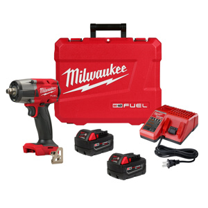 Milwaukee M18™ FUEL™ 1/2 in Mid-torque Impact Wrench Kits 18 V Cordless 650 ft lbs
