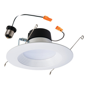 Cooper Lighting Solutions LT Recessed LED Downlights 120 V 10 W 5 in<multisep/> 6 in 2700 K Matte White Dimmable 700 lm