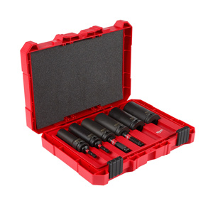 Milwaukee SHOCKWAVE™ Lineworkers Impact Duty™ 2-in-1  SAE Socket Sets Standard 1/2 in 10 Piece 12 Point