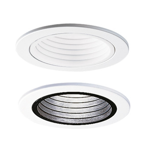 Cooper Lighting Solutions 4001 Series 4 in Trims White Baffle - White Baffle White
