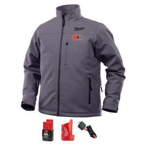 Milwaukee M12™ TOUGHSHELL™ Heated Jacket Kits 3XL Gray Mens