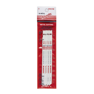Milwaukee Jigsaw Blades 5 Piece 14 TPI 5 in Metal