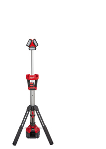 Milwaukee M18™ ROCKET™ Tower Light and Chargers 18 V Cordless/Corded 3000/1700/900 lm Red<multisep/>Silver<multisep/>Black