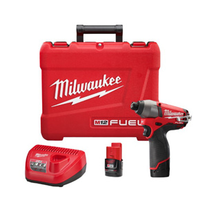 Milwaukee M12™ FUEL™ 1/4 in Hex Impact Driver Kits Cordless 12 V