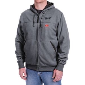Milwaukee M12™ Full Zip Heated Hoodies XX-Large Gray Mens