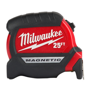 Milwaukee Compact Magnetic Tape Measures 25 ft Standard