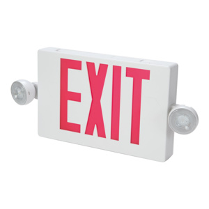 Cooper Lighting Solutions Combination Emergency/Exit Lights Remote Capacity LED Universal