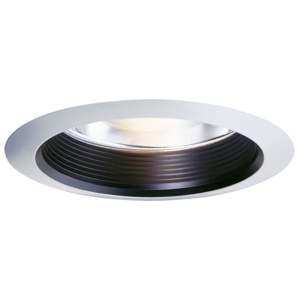 Cooper Lighting Solutions 30 Series 6 in Trims White Clear Baffle Black