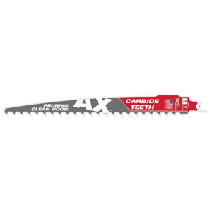 Milwaukee The AX™ SAWZALL® Pruning and Clean Wood Reciprocating Saw Blades 3 TPI 9 in Wood