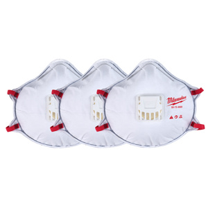 Milwaukee 48-73-4002 N95 Valved and Gasketed Respirators