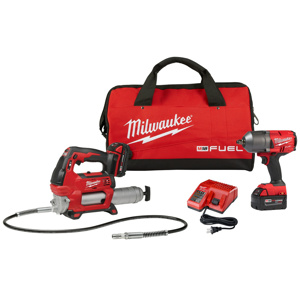 Milwaukee M18™ FUEL™ 2-Tool Combination Kits Impact Wrench, Grease Gun