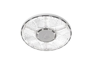 Lithonia CPRB Contractor Series LED Round Highbays 120 - 277 V 175 W 24000 lm 4000 K Dimmable Medium LED Driver