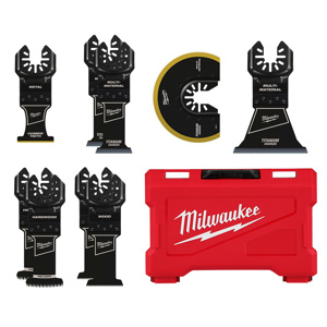 Milwaukee OPEN-LOK™ Oscillating Multi-tool Blade Kits 9 Piece HSS (High Speed Steel)