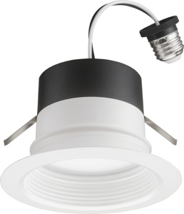 Lithonia 4BE Recessed LED Downlights 120 V 10 W 4 in 2700/3000/3500/4000/5000 K White Dimmable 700 lm
