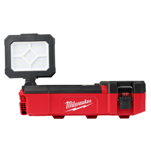 Milwaukee M12™ PACKOUT™ USB Charger/Floodlights 12 V Cordless 1400 lm LED Red<multisep/>Black