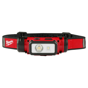 Milwaukee REDLITHIUM™ USB Rechargeable Hard Hat Headlamps 600 lm 5 - 20 hrs Rechargeable Battery