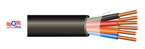 Advanced Digital Cable IMSA Multi-conductor Signal Cable 14/7 Black