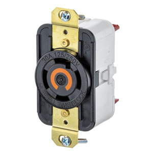 Hubbell Wiring <em class="search-results-highlight">Locking</em> Single Receptacles 30 A 125/250 V 3P4W L14-30R <em class="search-results-highlight">EdgeConnect</em>™ Twist-Lock®